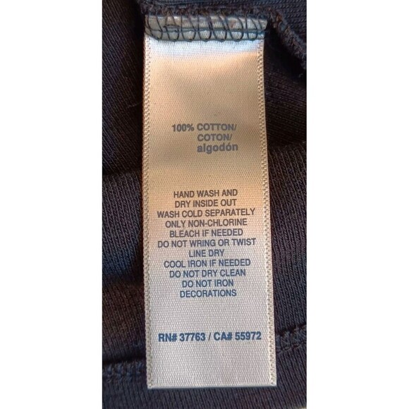 Rafaella Size S Black Boatneck Fitted Top with 3/4 Sleeve and Stud Detail - Picture 8 of 8